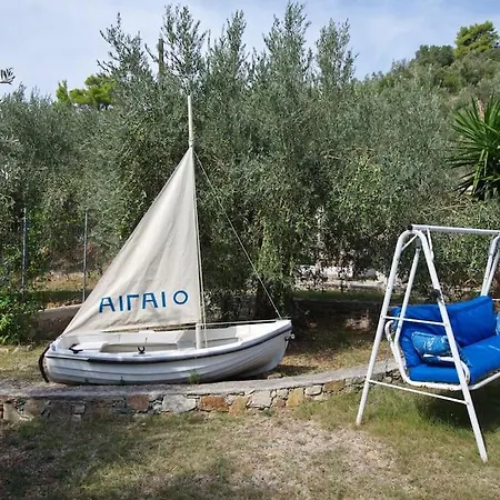 別荘 Aigaio Between The Aegean Blue And Olive Grove